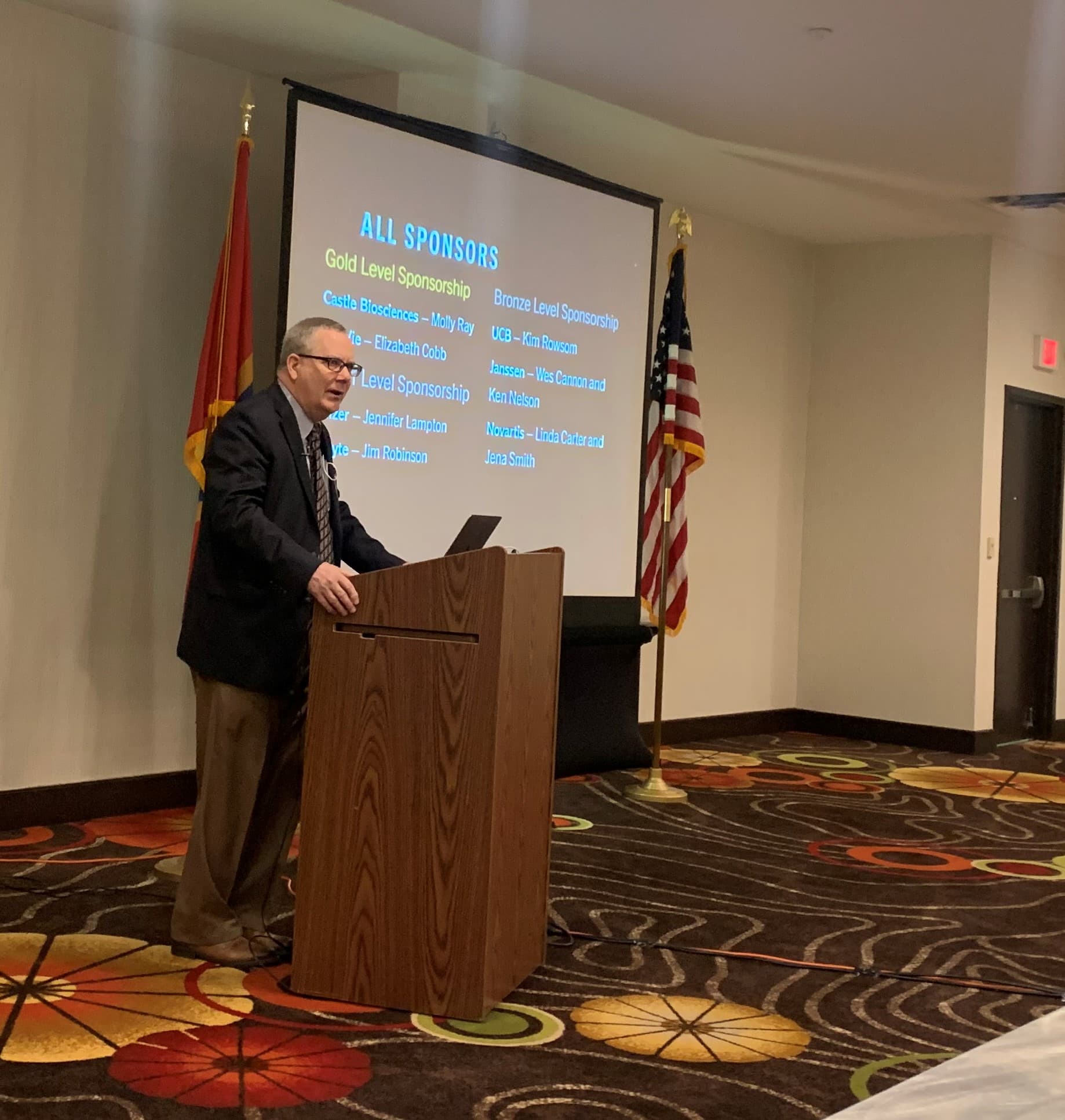 Dr. Robert Brodell welcomes attendees on behalf of the Southern Dermatology Consortium and thanks our generous sponsors.